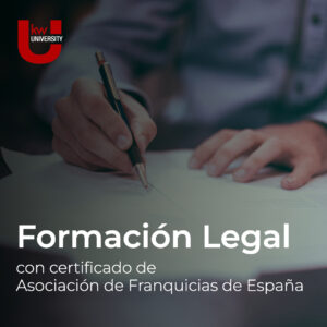 Formación Legal con certificado de Asociación de Franquicias de España